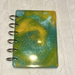 Egyedi epoxy gyanta jegyzetfüzet – L méret (212 × 155 mm)